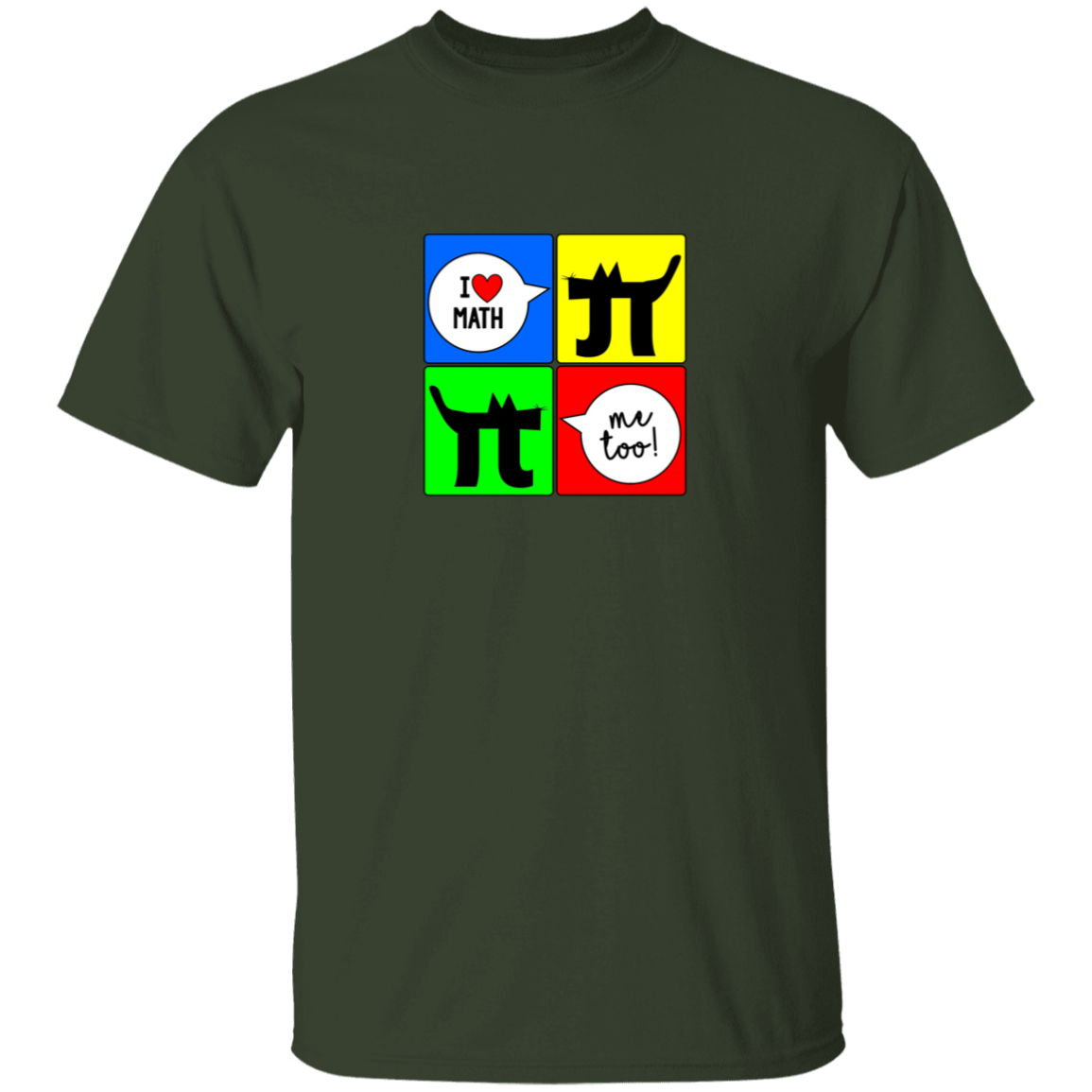 I Love Math Pop Art Tee
