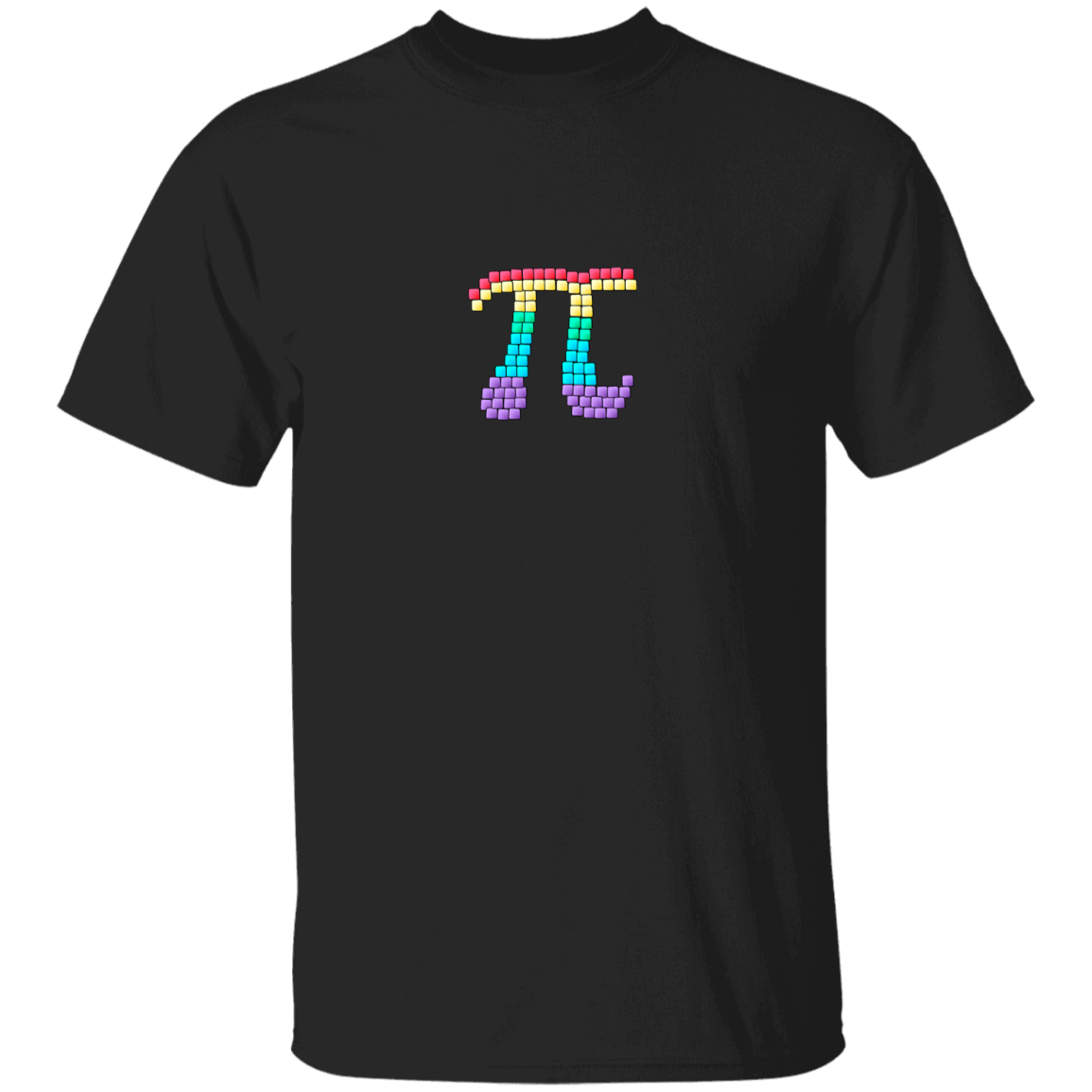 Pi Rainbow Blocks Tee