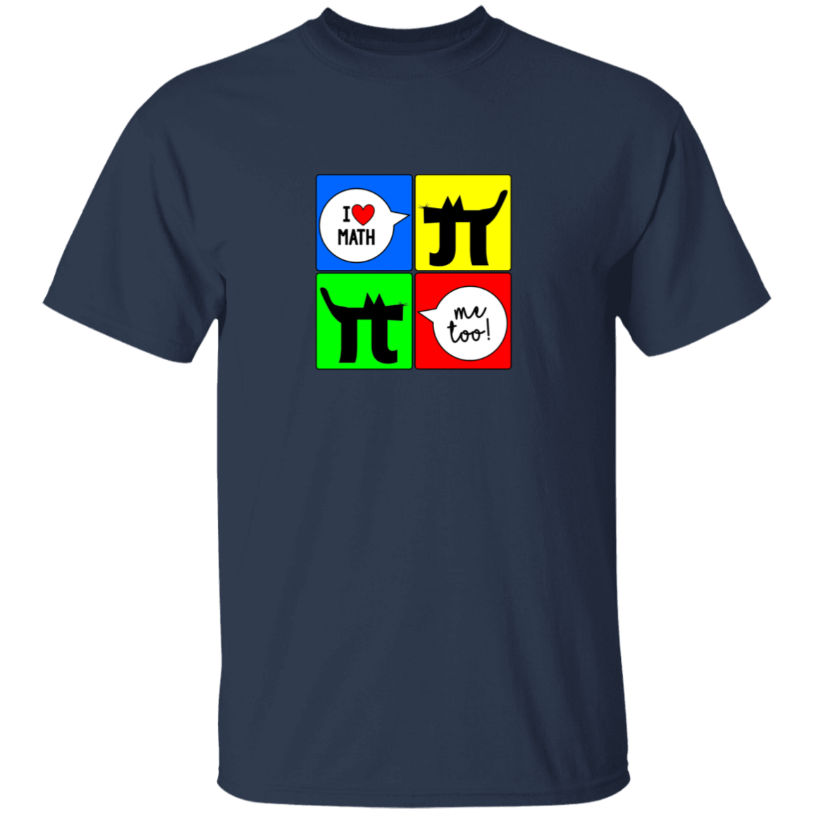 I Love Math Pop Art Tee