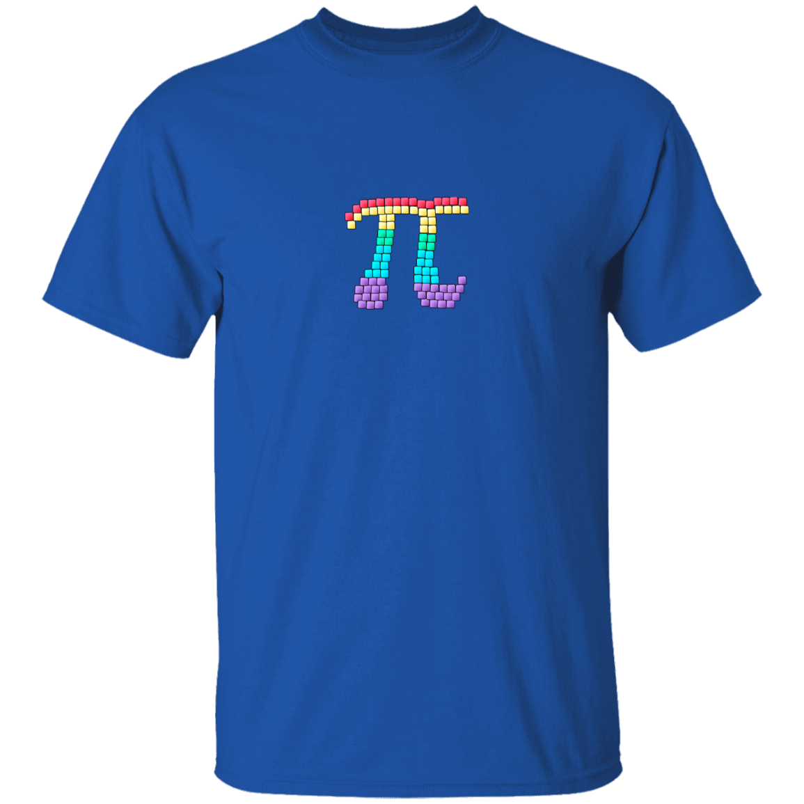 Pi Rainbow Blocks Tee