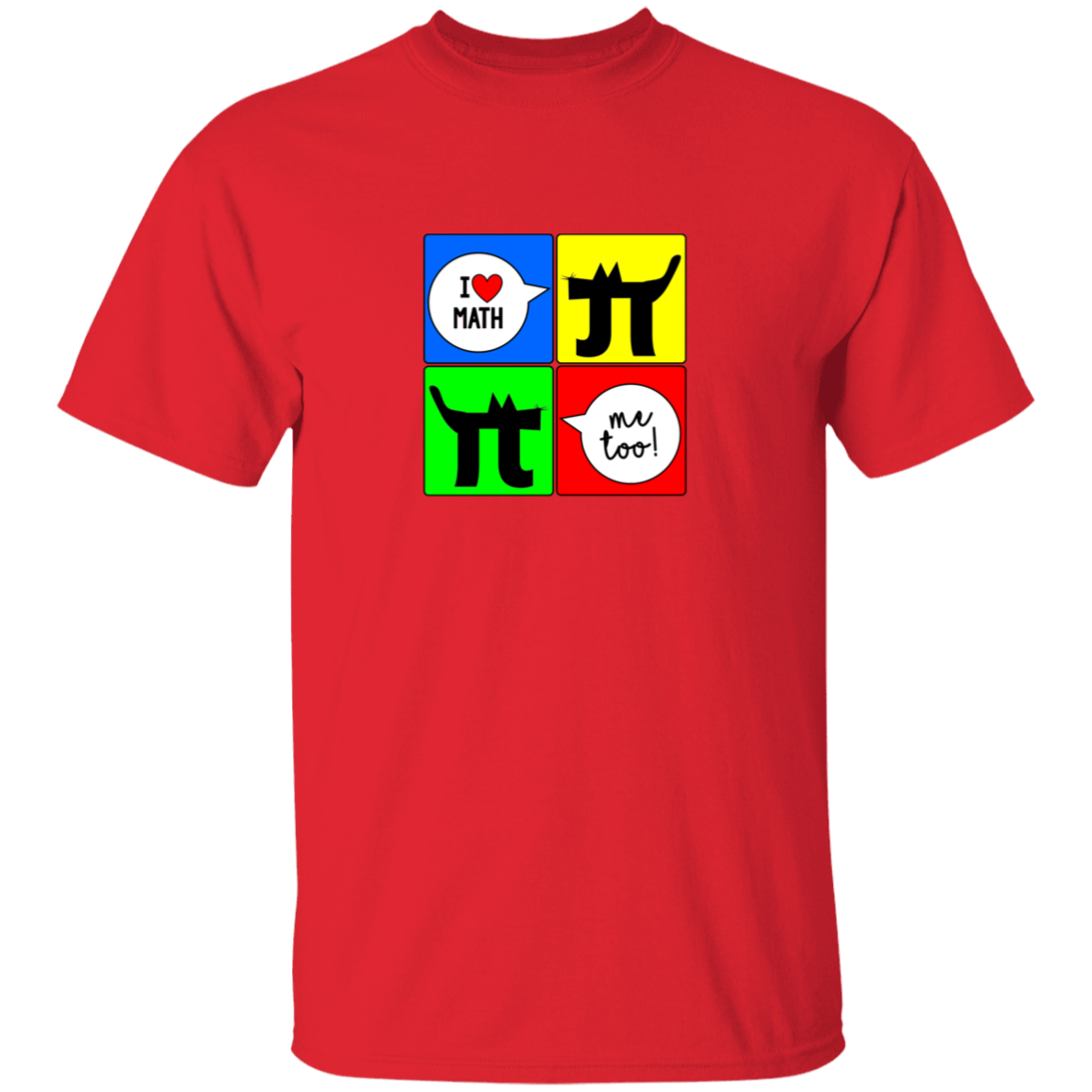 I Love Math Pop Art Tee