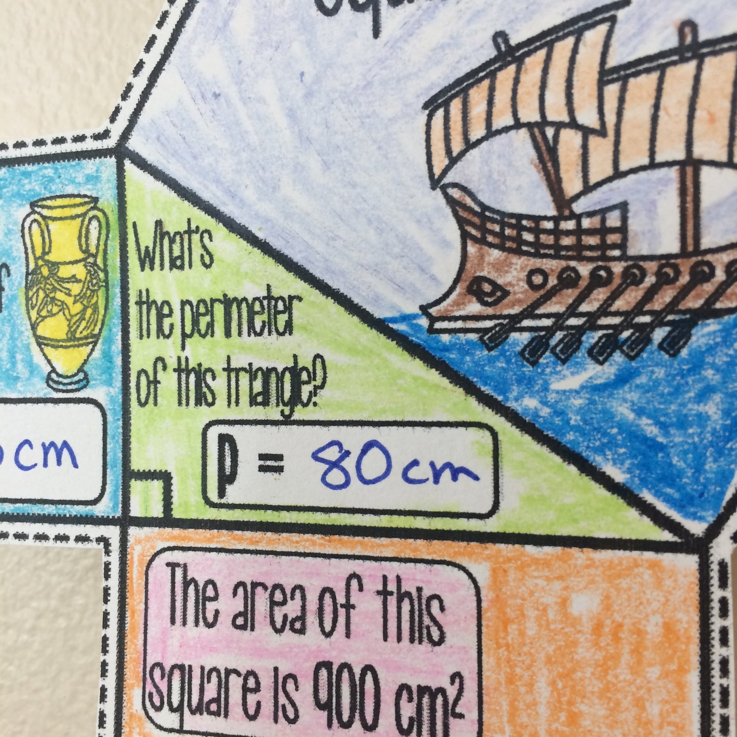 Pythagorean Theorem Math Pennant Activity