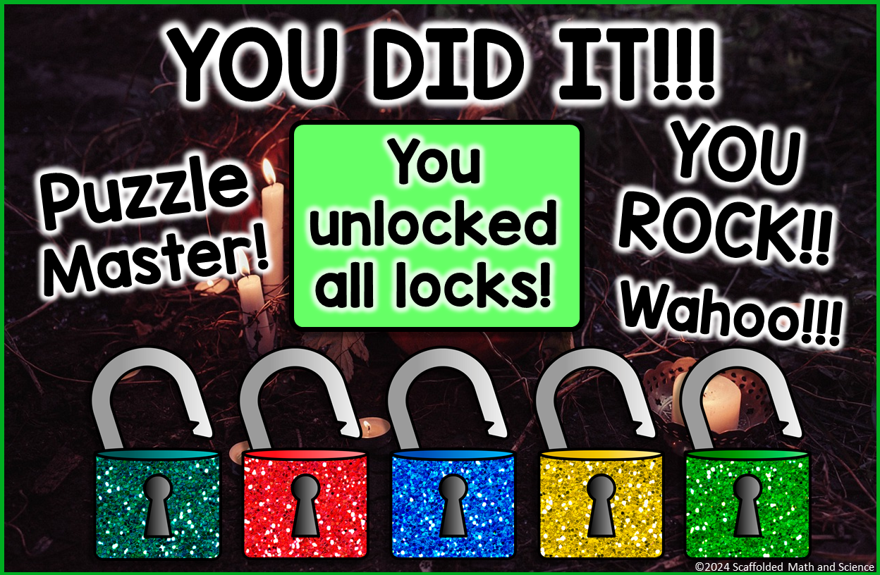 Halloween Logic Picture Puzzles Digital Math Escape Room