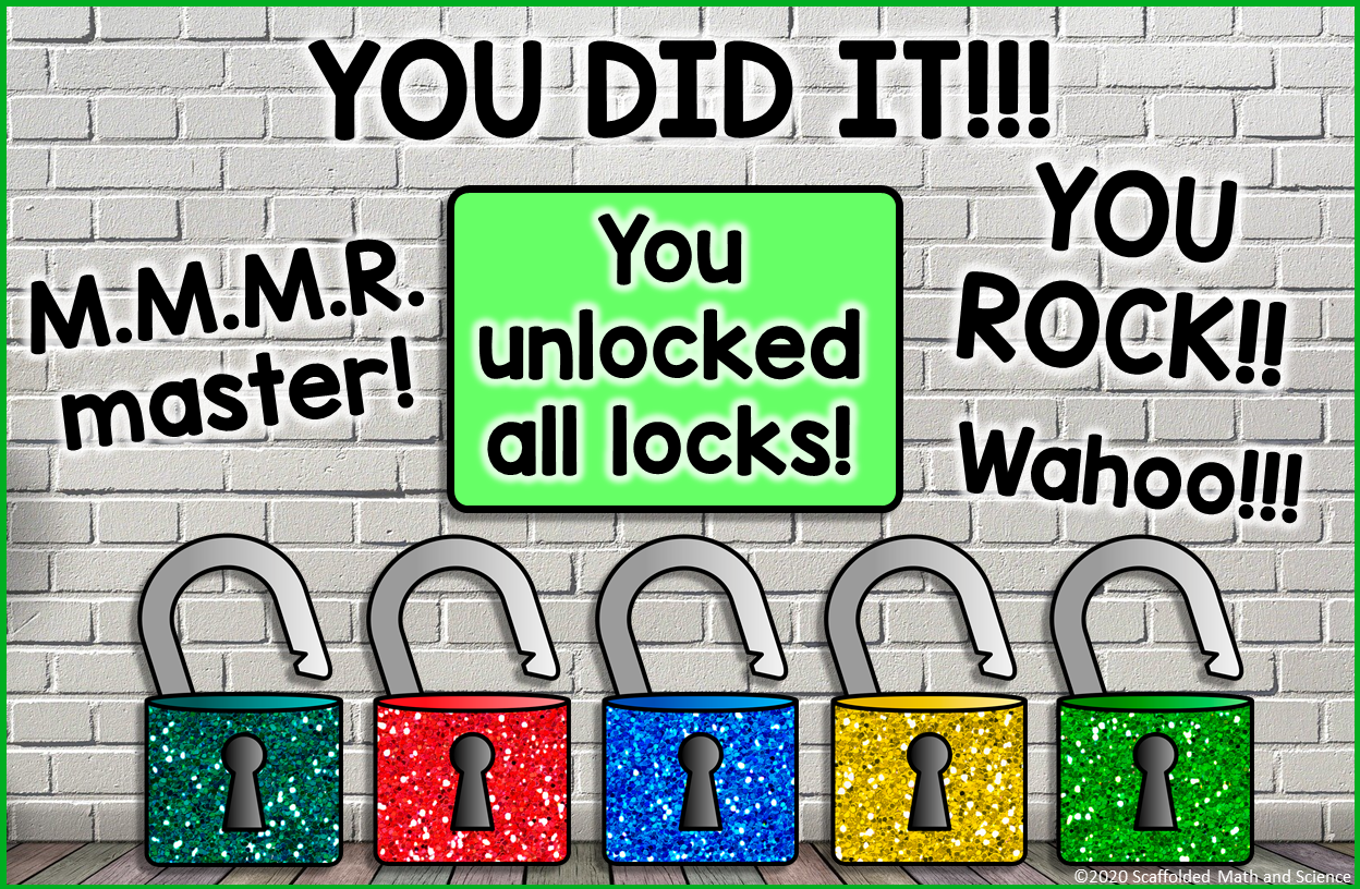 Mean Median Mode Range MMMR Digital Math Escape Room