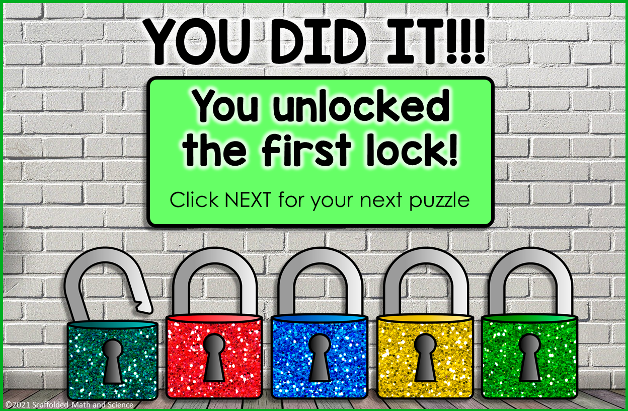 Order of Operations Digital Math Escape Room Activity