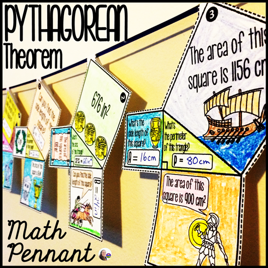 Pythagorean Theorem Math Pennant Activity