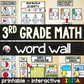 3rd Grade Math Word Wall