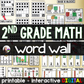 2nd Grade Math Word Wall