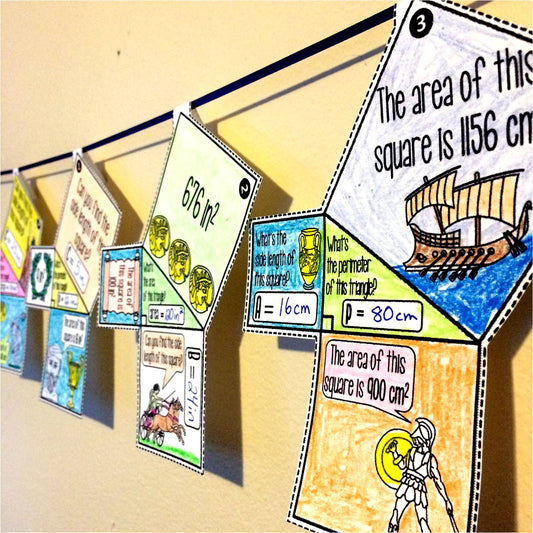 Pythagorean Theorem Math Pennant Activity