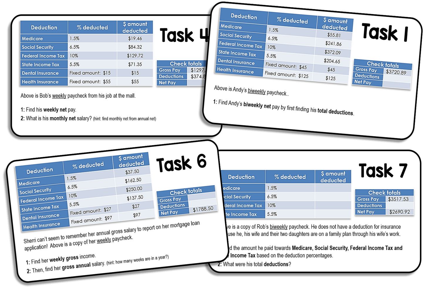 Consumer Math Activities Bundle