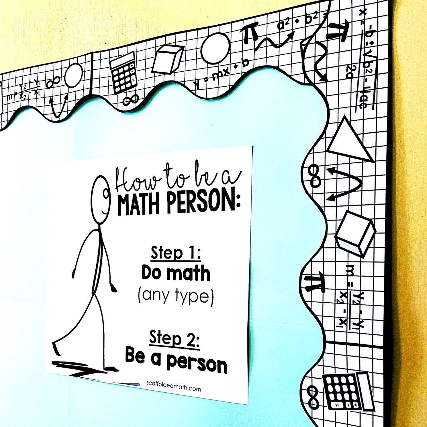 Math Store Outside Math Classroom Decor – Scaffolded Math Shop