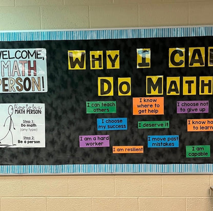 Why I CAN Do Math Bulletin Board Kit