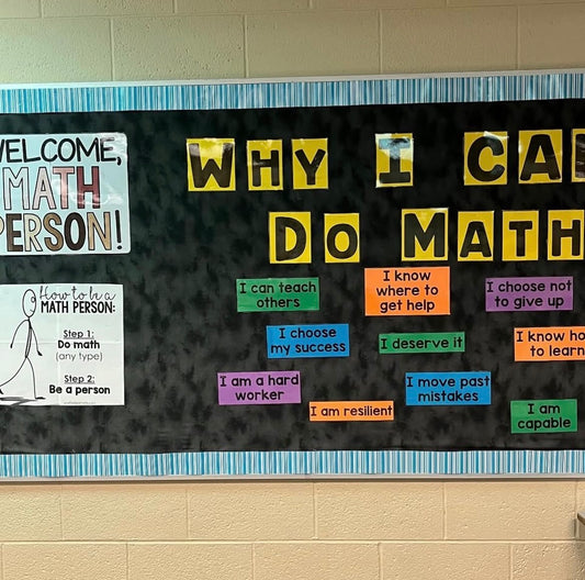 Why I CAN Do Math Bulletin Board Kit