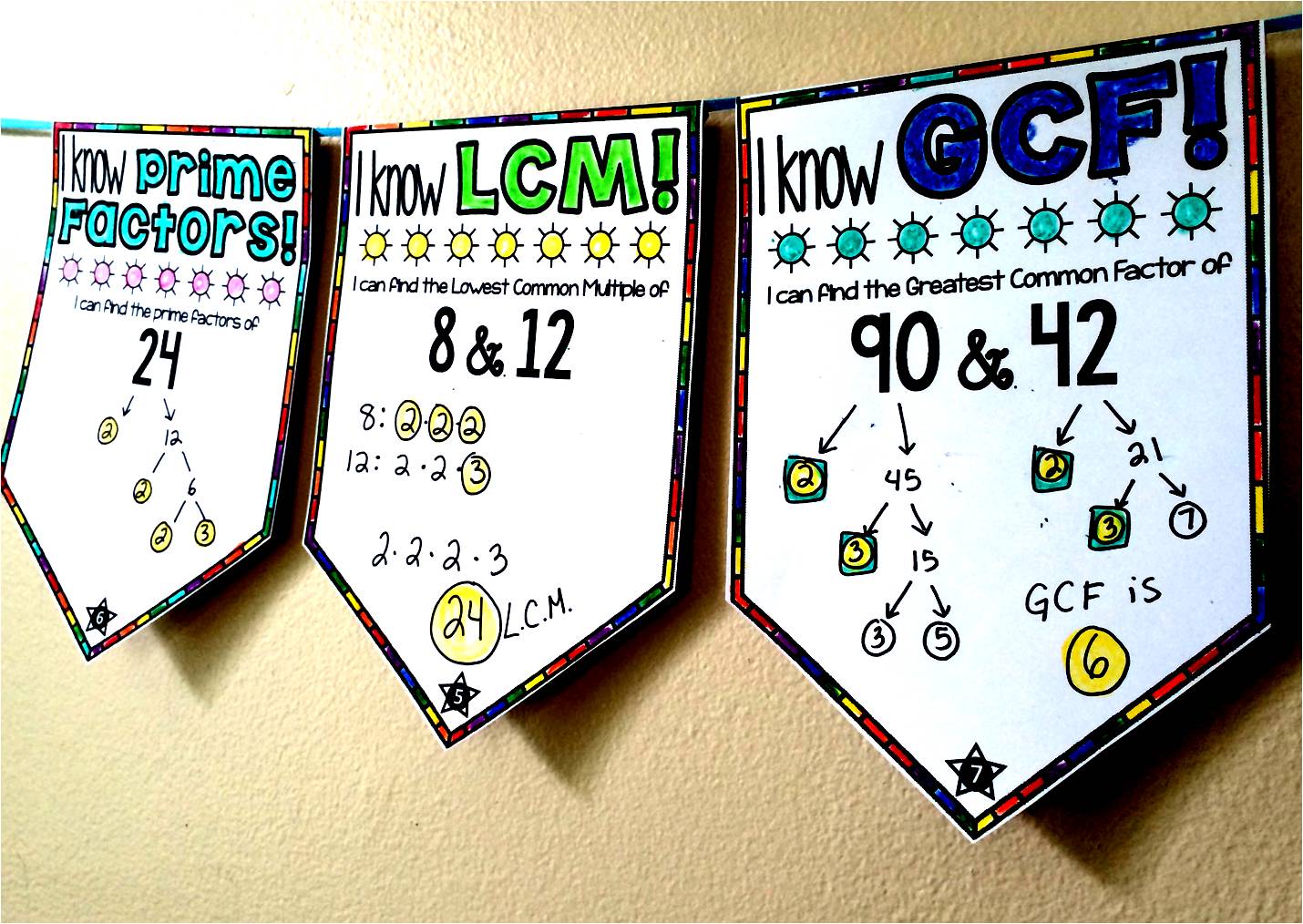 Math Pennants Bundle