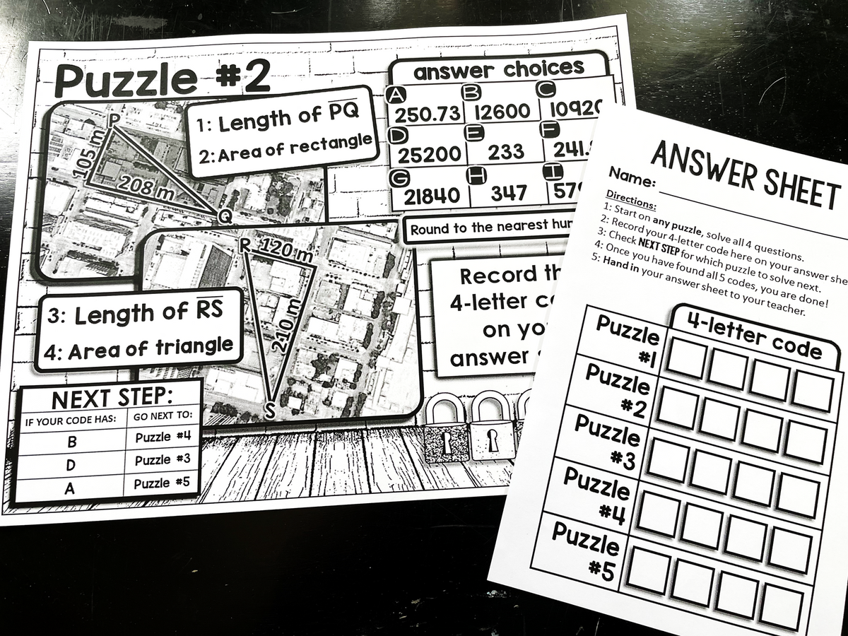 High School Geometry Activities Growing Bundle