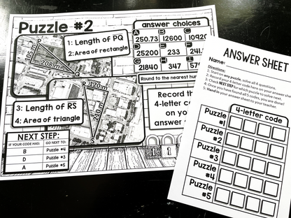 High School Geometry Activities Growing Bundle