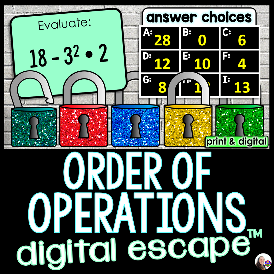 Math Escape Box Math Escape Rooms – Scaffolded Math Shop