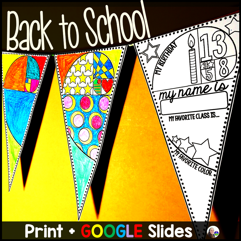 Back to School Math Pennant