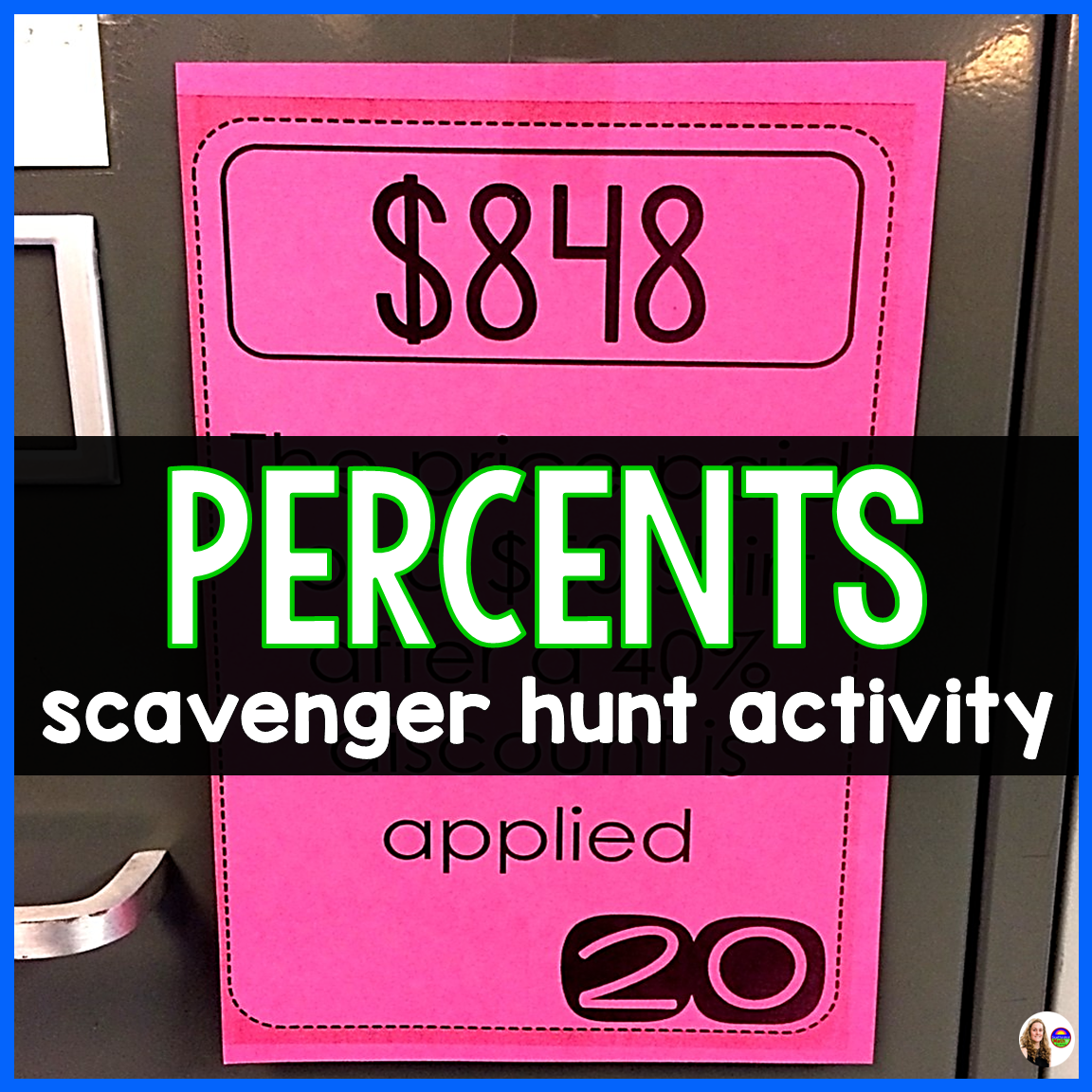Free Percentages Scavenger Hunt Activity | Consumer Math | Financial Literacy