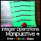 Integer Operations Manipulative