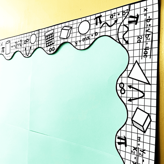 Printable "Mathy" Math Bulletin Board Borders