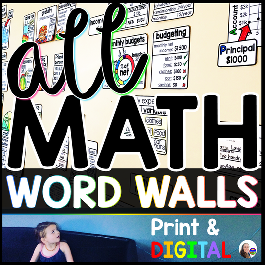 Math Word Wall Bundle