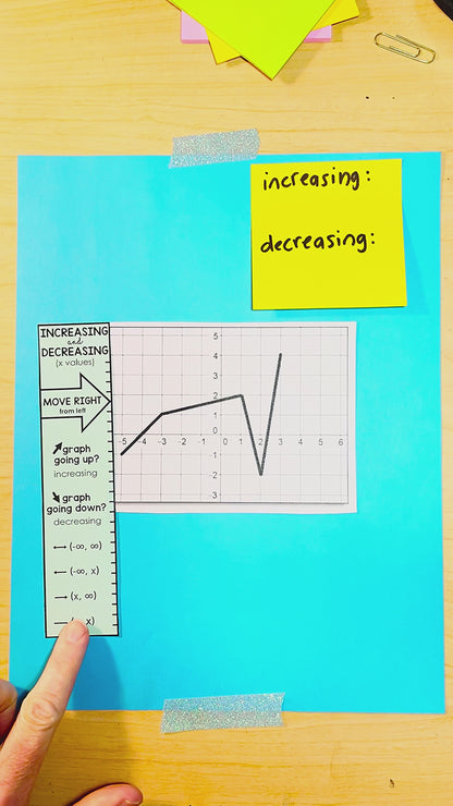 Domain and Range Finder Tools w/ Increasing and Decreasing Intervals