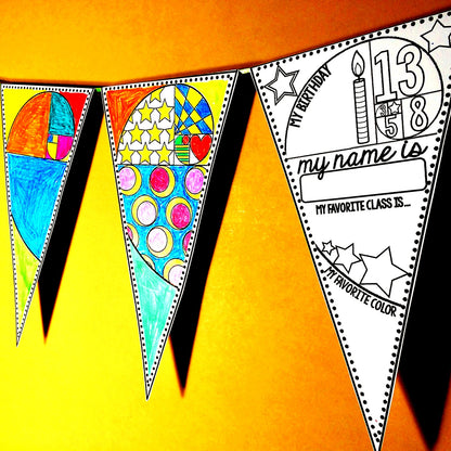 Back to School Math Pennant