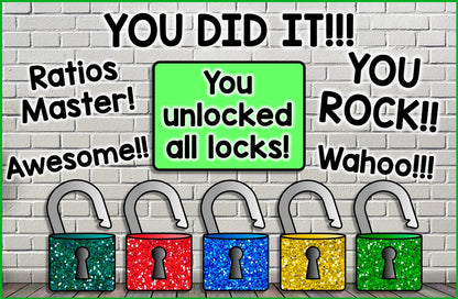 Ratios Digital Math Escape Room