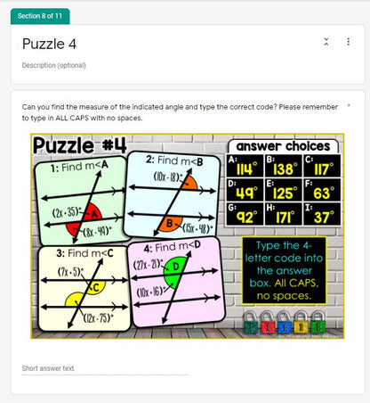 High School Geometry Activities Growing Bundle