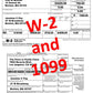 Tax Forms 1040, W-2, 1099, Schedule 1 Consumer Math Scavenger Hunt Activity