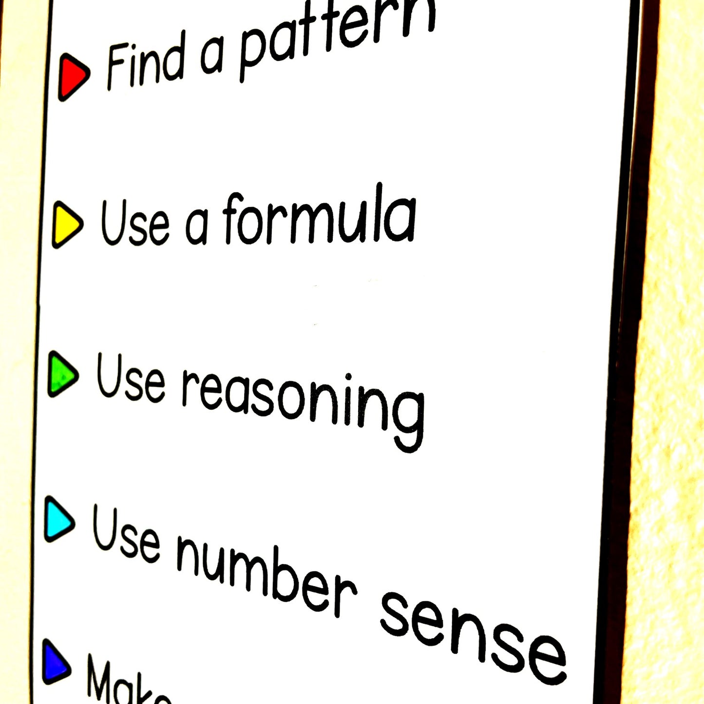 Bulletin Board Posters for Solving Any Math Word Problem