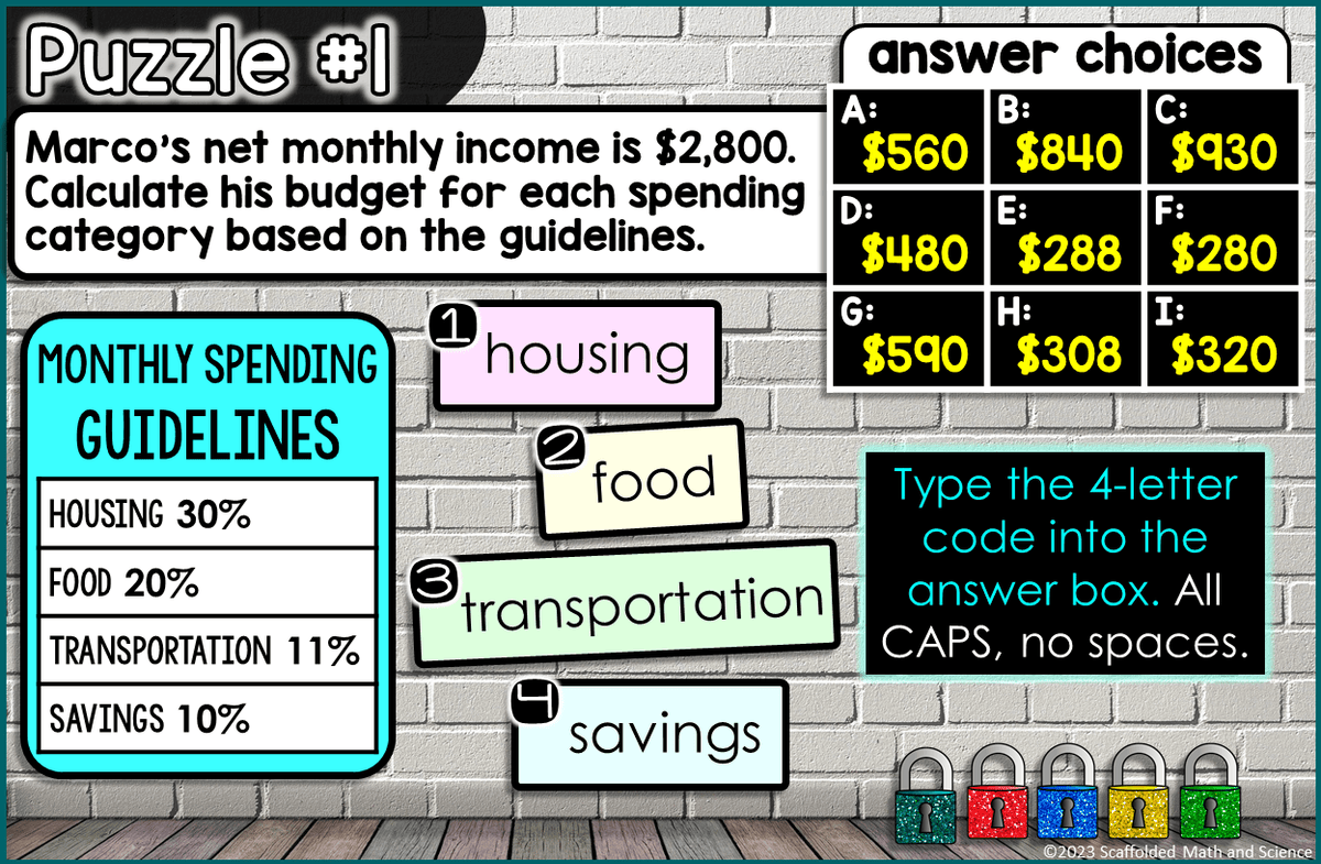 Scaffolded Consumer Math Consumer Math Activities Bundle – Scaffolded Math Shop